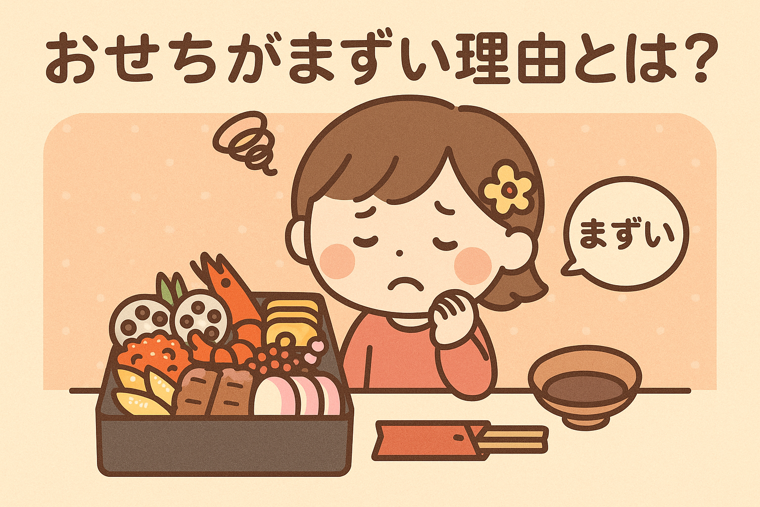 おせち　まずい